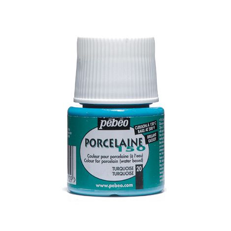 Farba do porcelany/szkła/ceramiki Pebeo Porcelaine150, 20 Turquoise